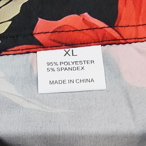 Vacation Skull Short Sleeve Button Up Shirt Mens XLarge #1 - Picture 5 of 5